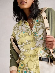 White Stuff Yellow Sophie  Cotton Shirt - Image 4 of 6
