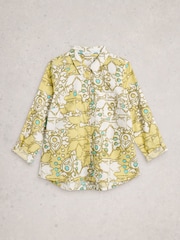 White Stuff Yellow Sophie  Cotton Shirt - Image 5 of 6
