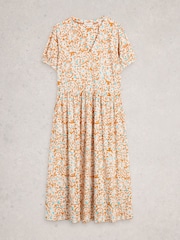 White Stuff White Leah Jersey Dress - Image 5 of 6