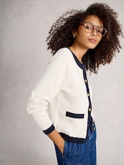 Natural - White Stuff Charlotte Cardigan - Imagem 2 de 6