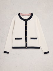 Natural - White Stuff Charlotte Cardigan - Imagem 5 de 6