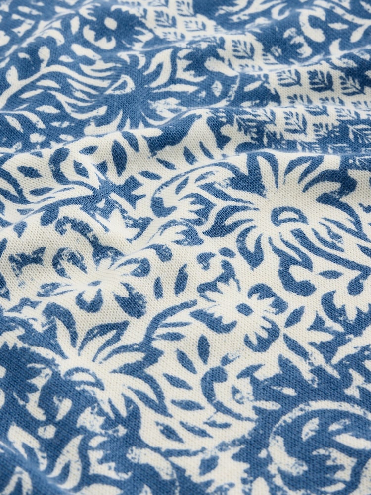 White Stuff Blue Print Jumper - Image 6 of 6