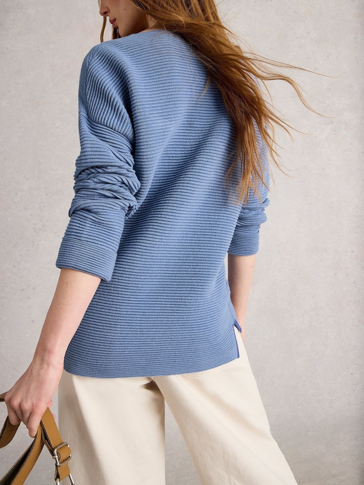 White Stuff Blue Jana Jumper - Image 2 of 6