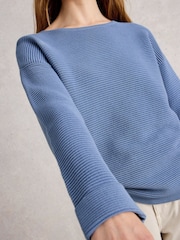 White Stuff Blue Jana Jumper - Image 4 of 6