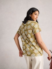 White Stuff Green Abbie T-Shirt - Image 2 of 6