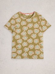 White Stuff Green Abbie T-Shirt - Image 5 of 6
