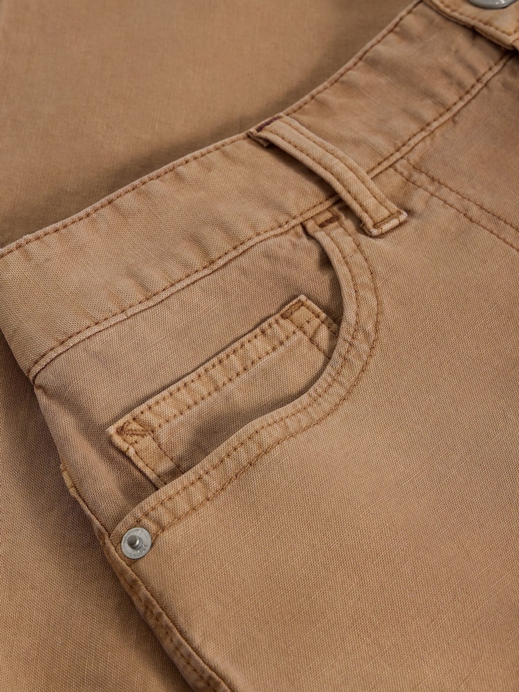 White Stuff Brown Tia Chino Skirt - Image 6 of 6