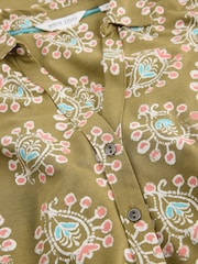 White Stuff Green Annie Jersey Shirt Dress - Image 6 of 6