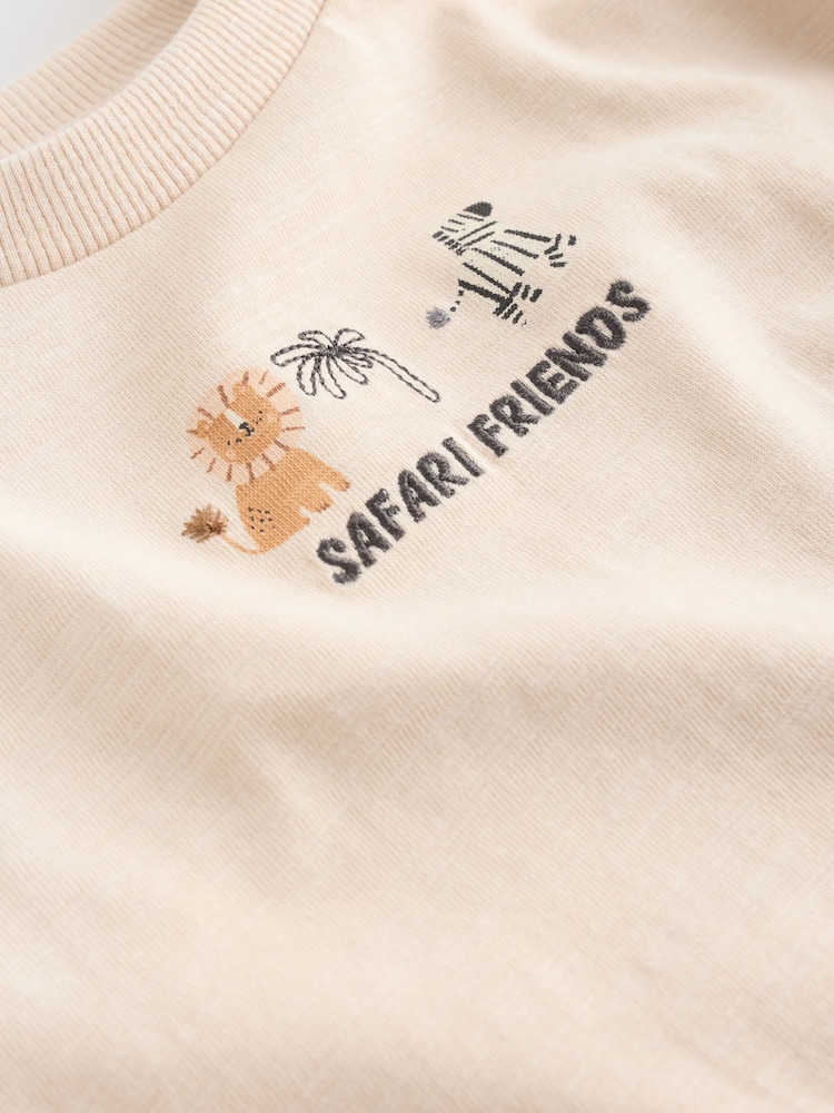 Monochrome Safari Top and Leggings 2 Piece Baby Set (0mths-3yrs) - Image 15 of 15 Monochrome Safari Top and Leggings 2 Piece Baby Set (0mths-3yrs) - Image 15 of 15