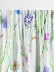 White Stem Floral Made to Measure Curtains - Image 3 of 9