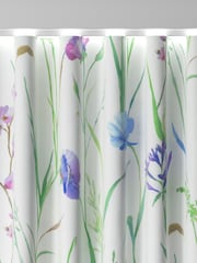 White Stem Floral Made to Measure Curtains - Image 7 of 9