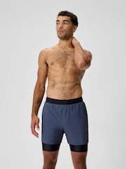 Speedo Grey Volley shorts with Jammer 16" - Image 1 of 6