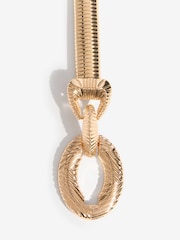 Lipsy Gold Slinky Chain Belt - Image 3 of 3