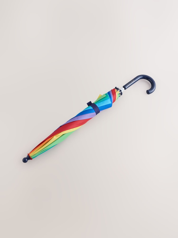 Little Bird by Jools Oliver Multi Rainbow Handle Umbrella - Image 2 of 3 Little Bird by Jools Oliver Multi Rainbow Handle Umbrella - Image 2 of 3