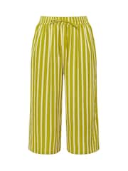 Yours Curve Green Woven Midaxi Culottes - Image 5 of 5