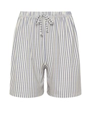 M&Co Blue Stripe Tie Waist Shorts - Image 5 of 5