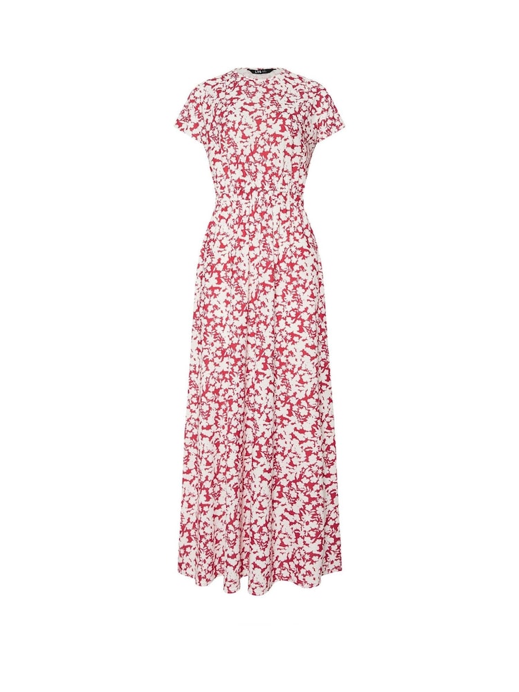 Long Tall Sally Red Shirred Waist Maxi Dress - Image 5 of 5