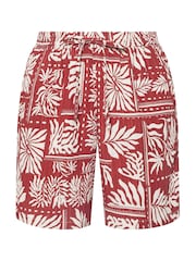 Yours Curve Red Woven Shorts - Image 2 of 2