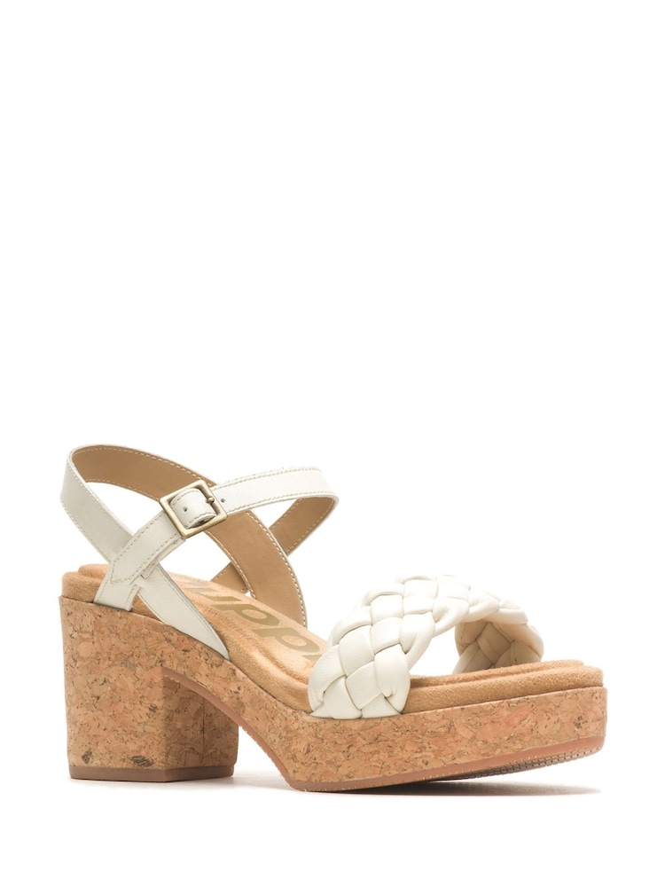 Hush Puppies Poppy Quarter Strap White Sandals - Image 2 of 3