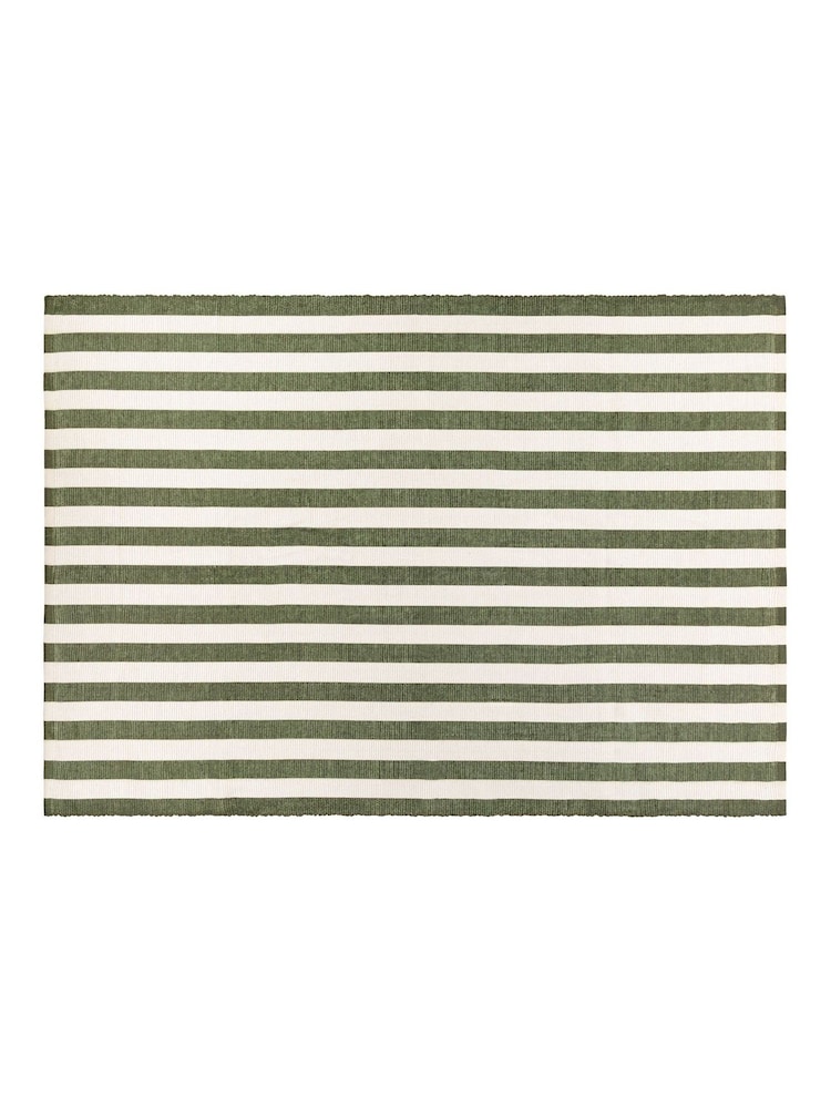 Yard Evergreen Hayle Stripe Outdoor Rug - Image 1 of 2