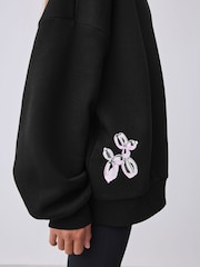 Baker by Ted Baker Oversized Back Print Hoodie - Image 6 of 11