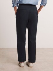 JD Williams Blue Anthology By JD Williams Premium Pleated Tapered Trousers - Image 3 of 6