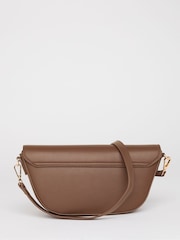 JD Williams Brown Saddle Shoulder Bag - Image 2 of 6