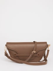JD Williams Brown Saddle Shoulder Bag - Image 5 of 6