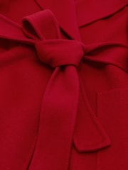 Reiss Red Lucia Double-Breasted Blindseam Coat Wool-Blend - Image 10 of 10