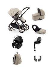 Oyster Buttermilk 4 Luxury Bundle Pebble 360 Pro2 Car Seat and Base - Image 1 of 5