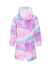 Mountain Warehouse Pink Kids Flo Printed Water Resistant Jacket - Image 3 of 5