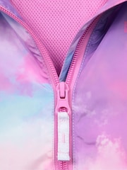 Mountain Warehouse Pink Kids Flo Printed Water Resistant Jacket - Image 5 of 5