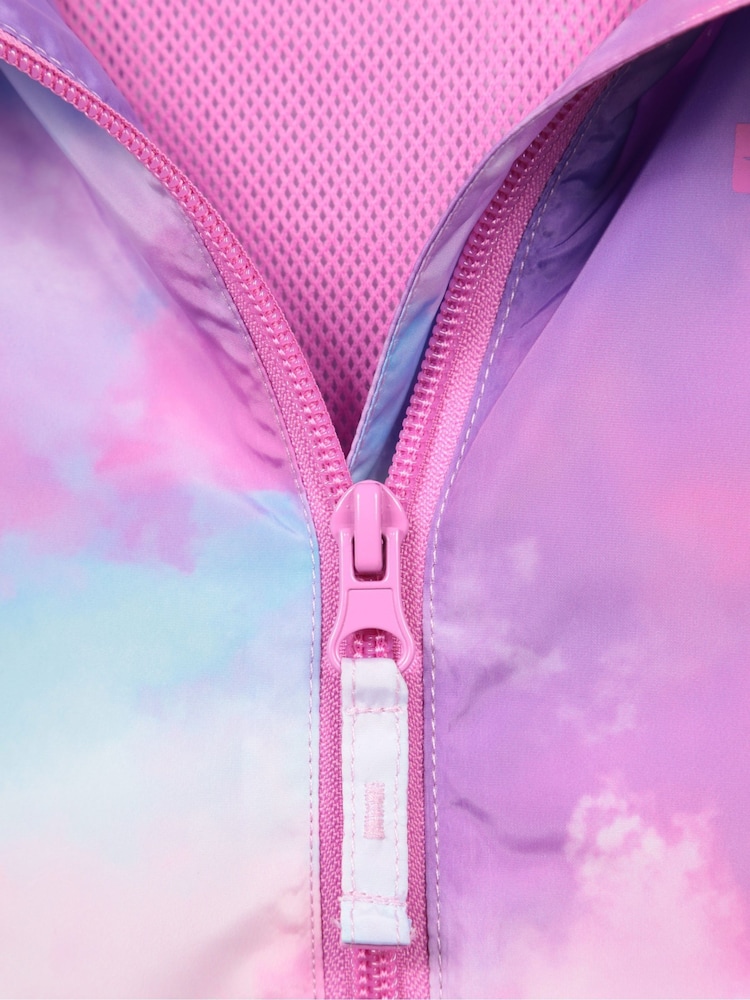 Mountain Warehouse Pink Kids Flo Printed Water Resistant Jacket - Image 5 of 5