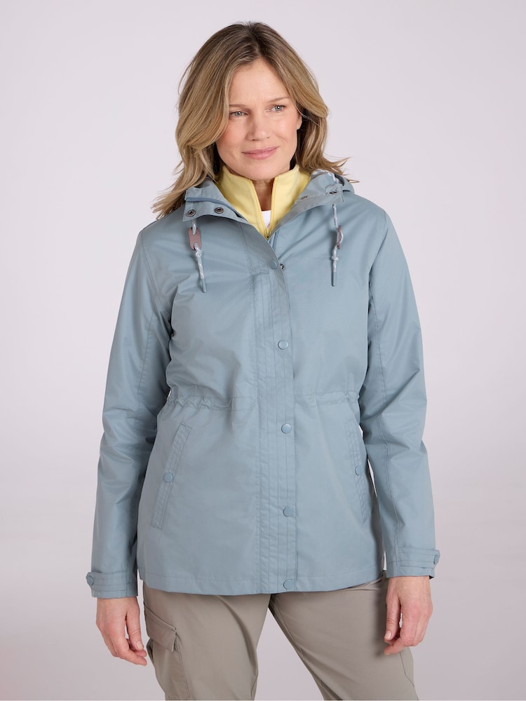 Mountain Warehouse Blue Womens Coast Waterproof Jacket - Image 1 of 9