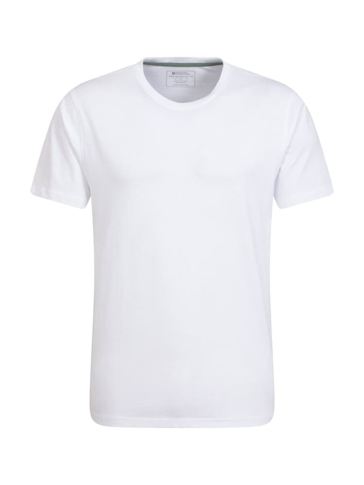 Blanco - Mountain Warehouse Mens Flint Crew Neck T-Shirt Multipack - Imagen 2 de 8