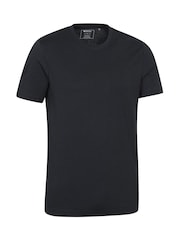 Blanco - Mountain Warehouse Mens Flint Crew Neck T-Shirt Multipack - Imagen 6 de 8