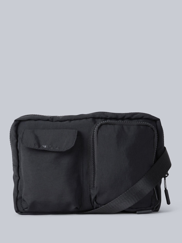 Animal Black Multi Pocket Cross-Body Bag - Image 1 of 6