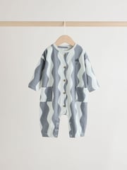 Grey Scandi Cactus Baby Rompers 3 Pack - Image 2 of 13