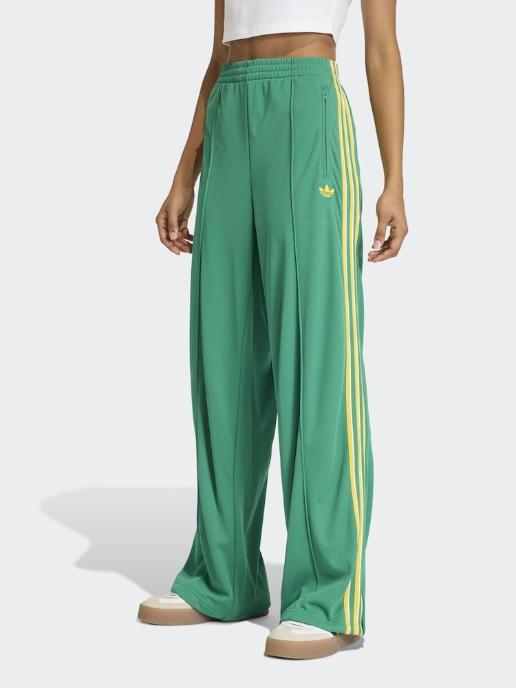 adidas Originals Green Firebird Loose Track Joggers - Image 1 of 6