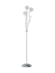 Searchlight Chrome Bouquet 3Lt Floor Lamp - Image 2 of 3