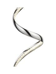 Searchlight Chrome and Clear Ribbon LED Floor Lamp - Image 4 of 4