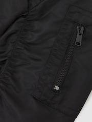 Reiss Black Finn 3-9 yrs Reiss | Royal Ballet Bomber Unisex Fit Jacket - Image 6 of 6