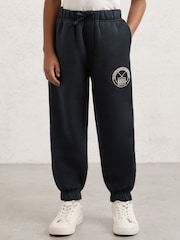 Reiss Navy Samuel 9-13 yrs Hockey Joggers - Image 3 of 4