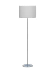 Searchlight Chrome and Satin Silver Ruem Floor Lamp - Image 3 of 4