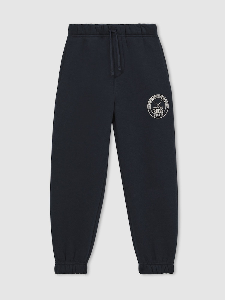 Reiss Navy Samuel 3-9 yrs Hockey Joggers - Image 2 of 4