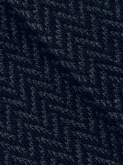 Reiss Charcoal Otto Cotton-Blend Herringbone Socks - Image 3 of 3