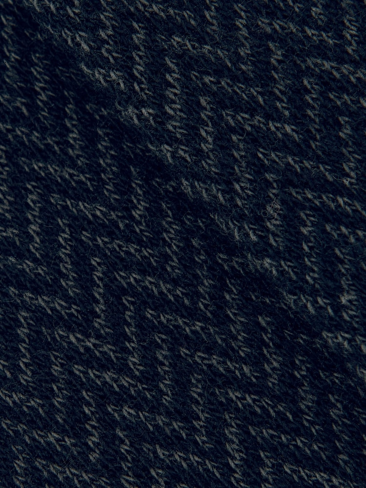 Reiss Charcoal Otto Cotton-Blend Herringbone Socks - Image 3 of 3 Reiss Charcoal Otto Cotton-Blend Herringbone Socks - Image 3 of 3
