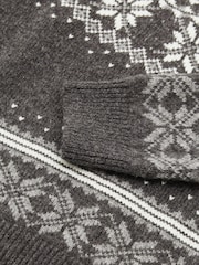 Reiss Dark Grey/Off White Perth Jumper - Image 5 of 5