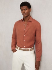 Reiss Ruban Linen Shirt - Imagem 1 de 6