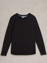 White Stuff Black Clara Long Sleeve T-Shirt - Image 5 of 6